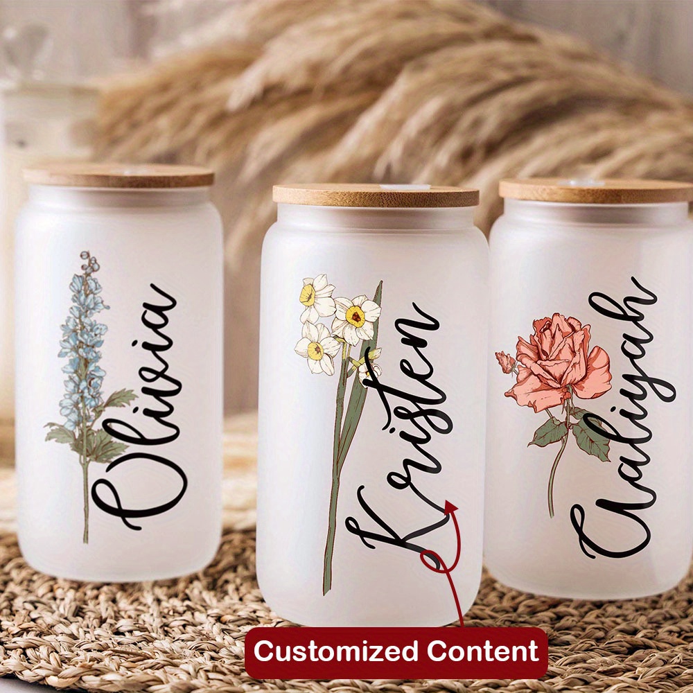 Coffee Equipment Names - Copo de Vidro Personalizado com Nome