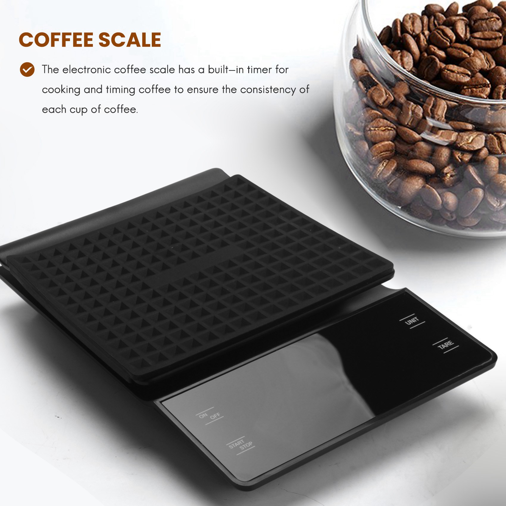 Scale Drip Timer - Balança de Café AC88 com Timer