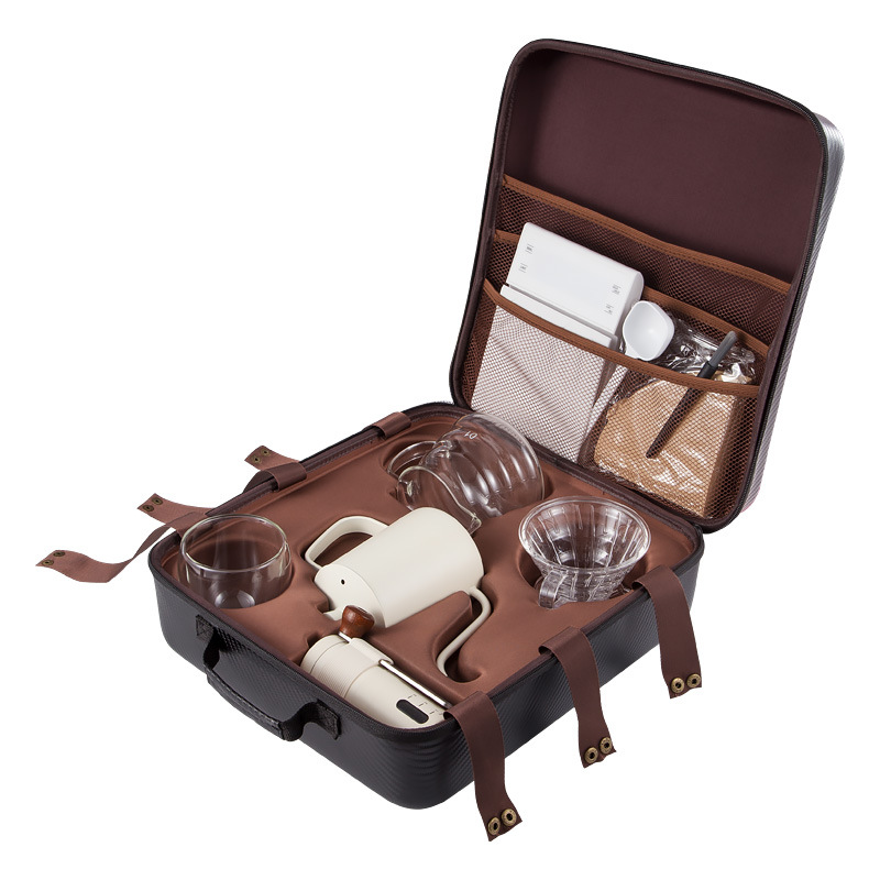Coffee Equipment Kit - Conjunto de café com moedor manual,