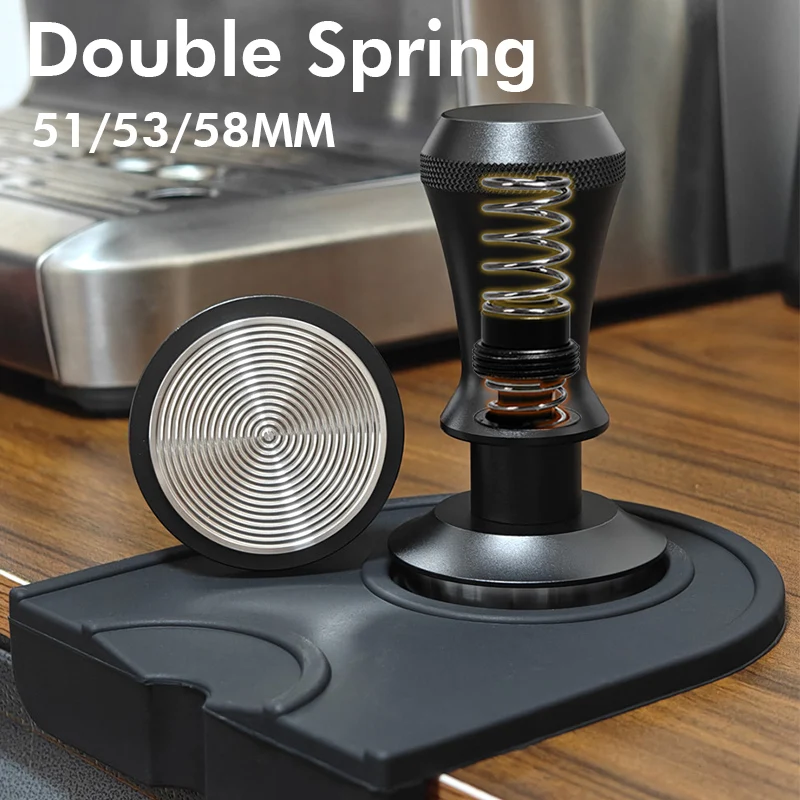 Coffee Equipment Kit - Tamper de café 51mm, mola dupla,
