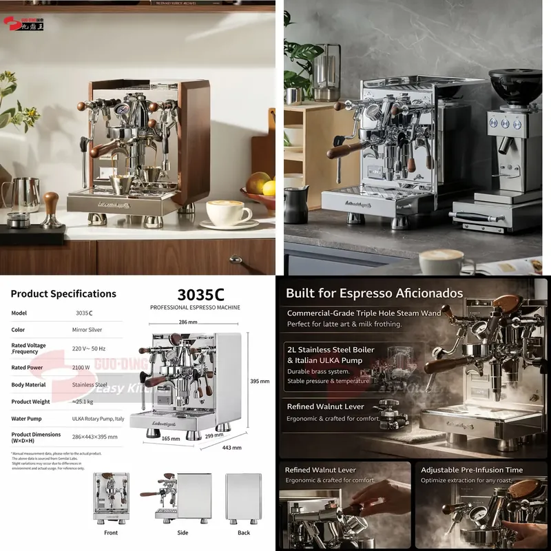 【CHIMU HOME】Máquina de Café Es - Coffee Equipment For Business avaliação e preço