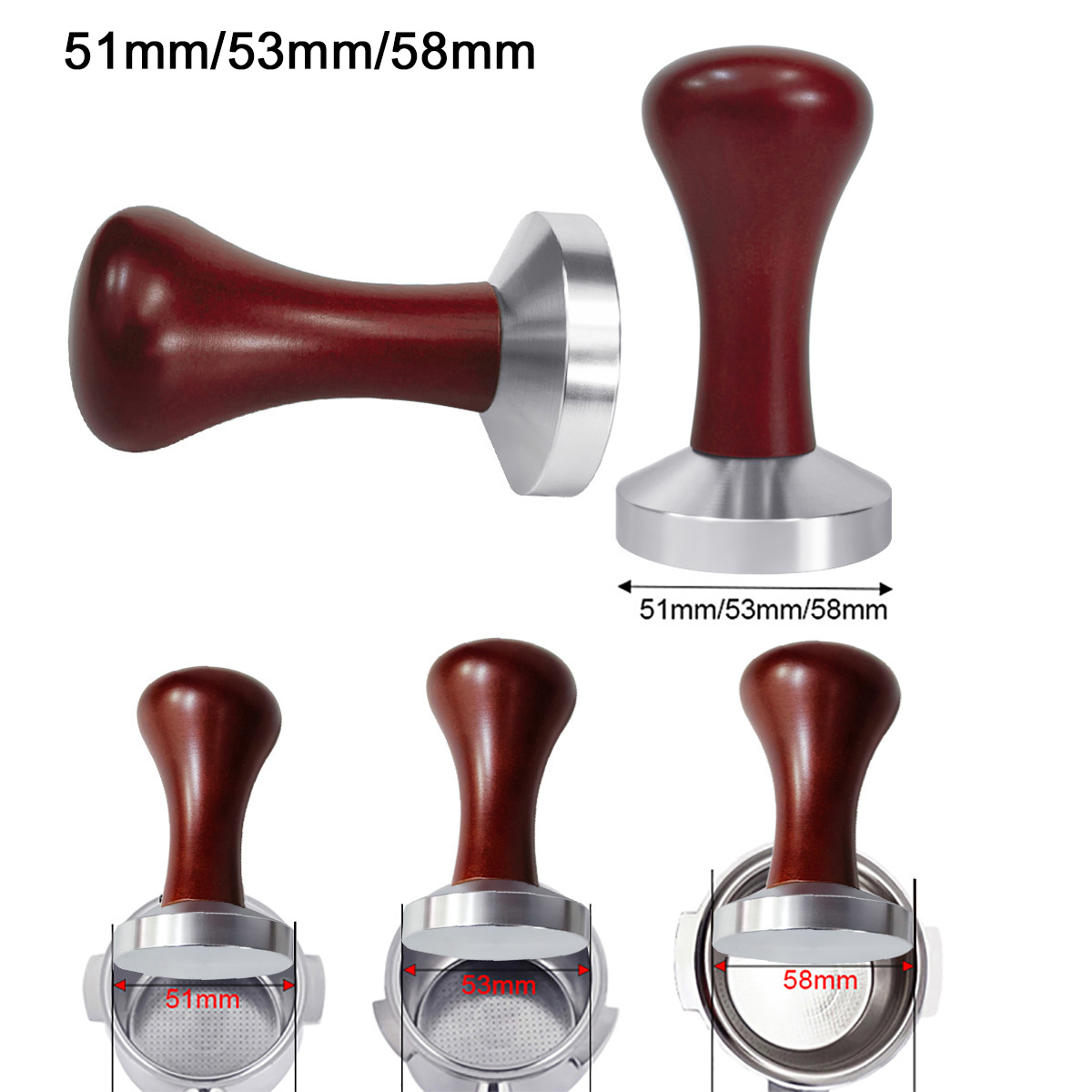 51mm 53mm 58mm Espresso Tamper - Coffee Equipment Distributor avaliação e preço