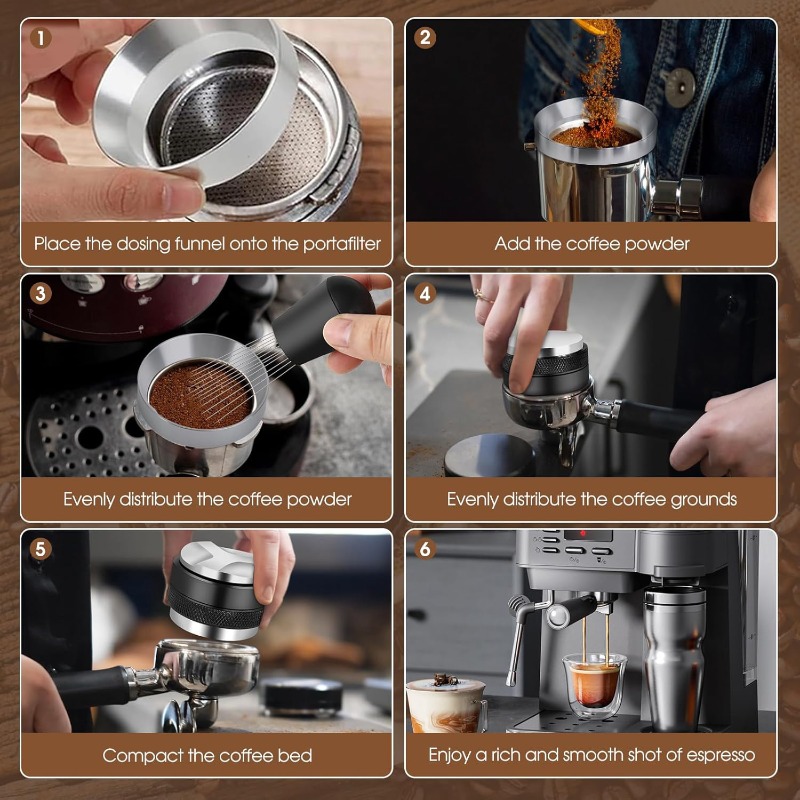 Conjunto de Espresso de 5 peça - Coffee Equipment Kit avaliação e preço