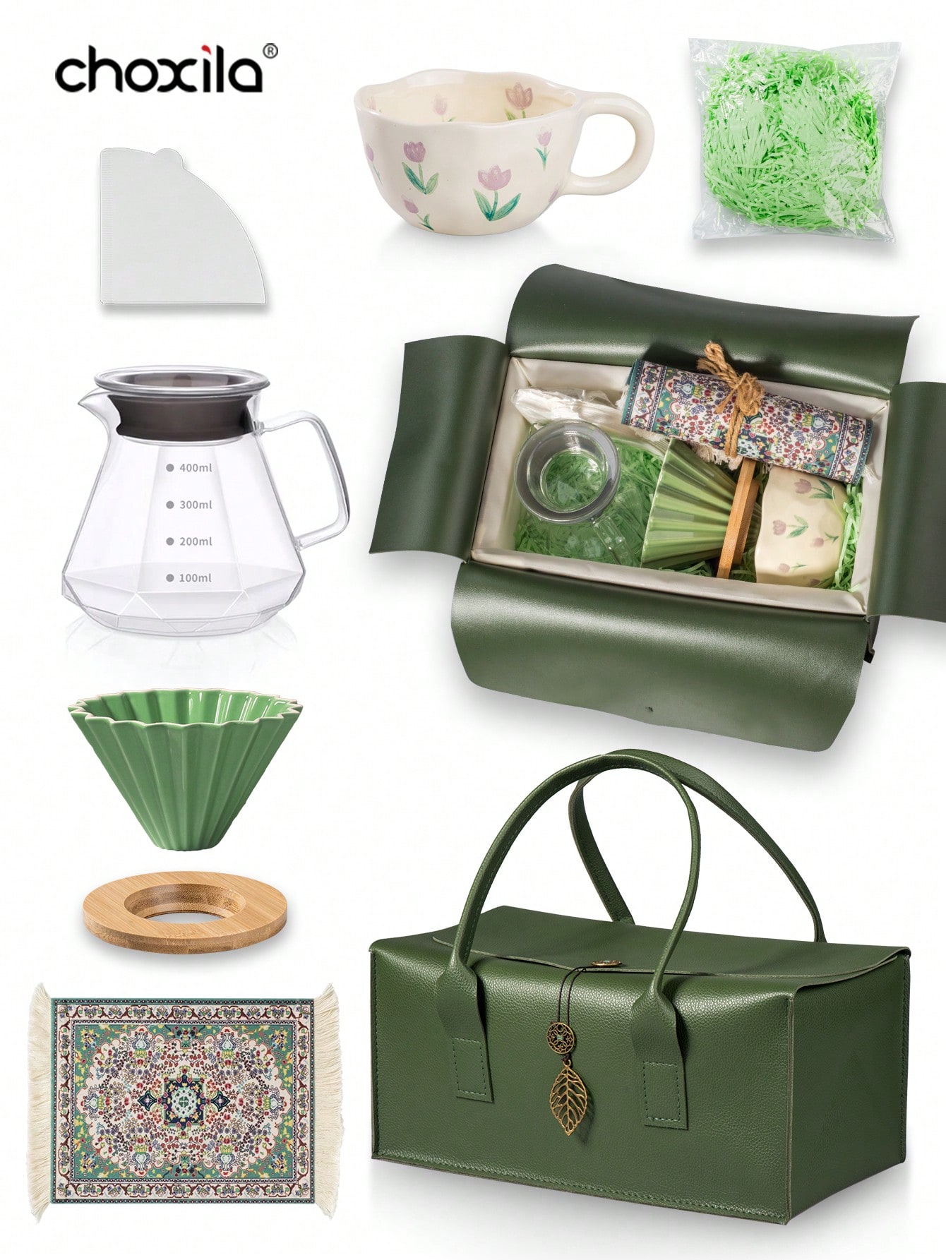 Conjunto de café despeje sobre - Coffee Equipment Kit avaliação e preço