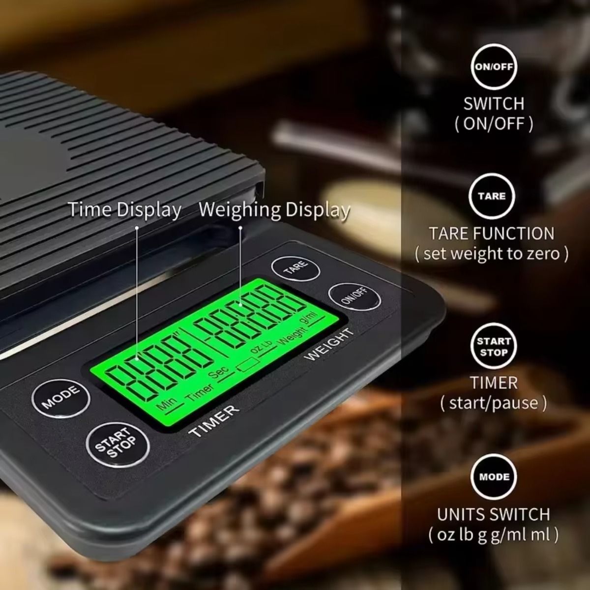 Balança Digital para Café por  - Scale Drip Timer avaliação e preço