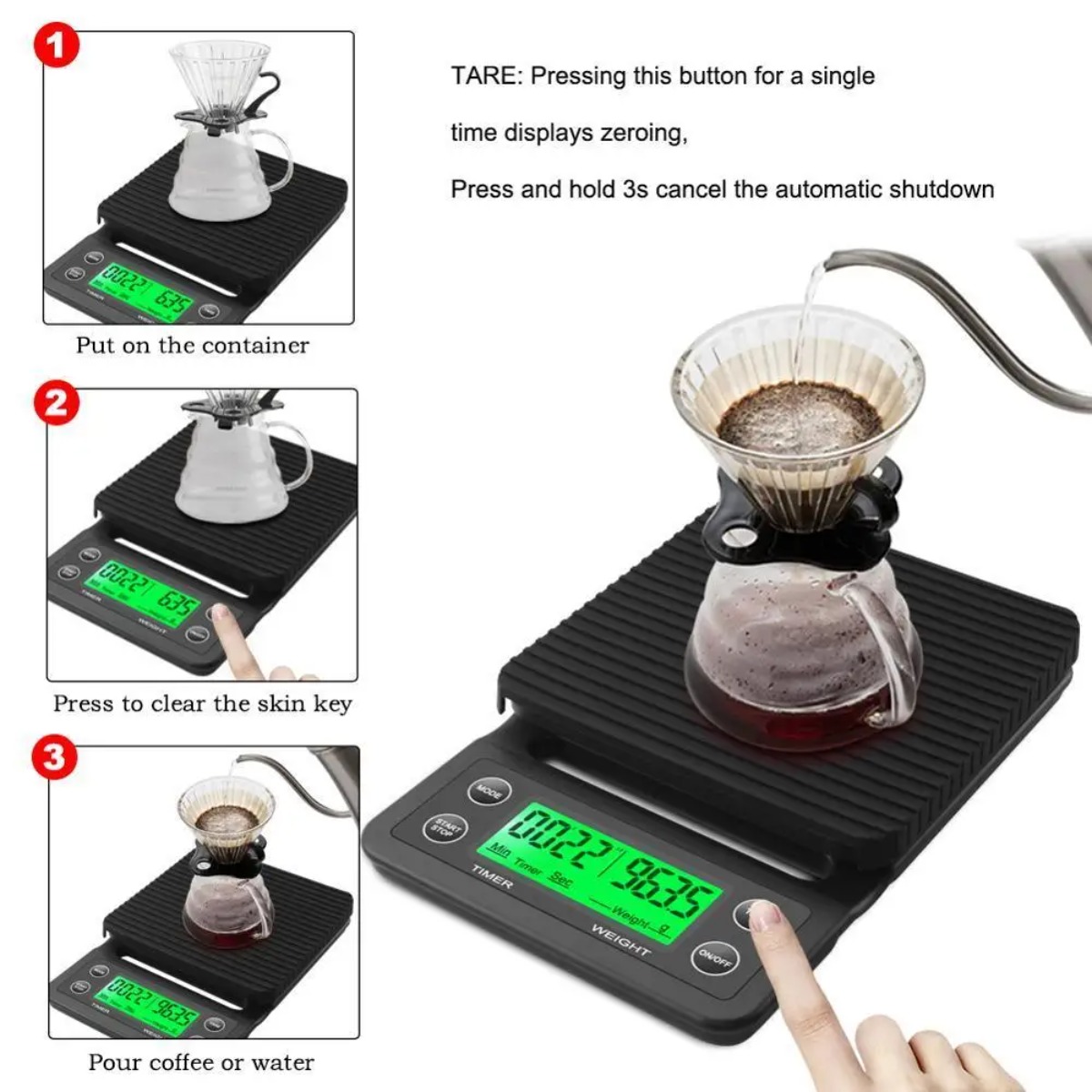 Balança Digital para Café por  - Scale Drip Timer avaliação e preço